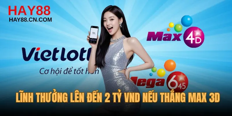 Lĩnh thưởng 2 tỷ VND nêu thắng xổ số tự chọn Vietlott 3D